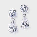 The Perfect Holiday Gift cubic zirconia drop earrings