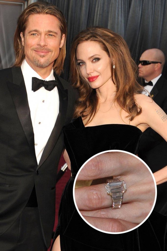 Angelina and Brad Engagement Ring