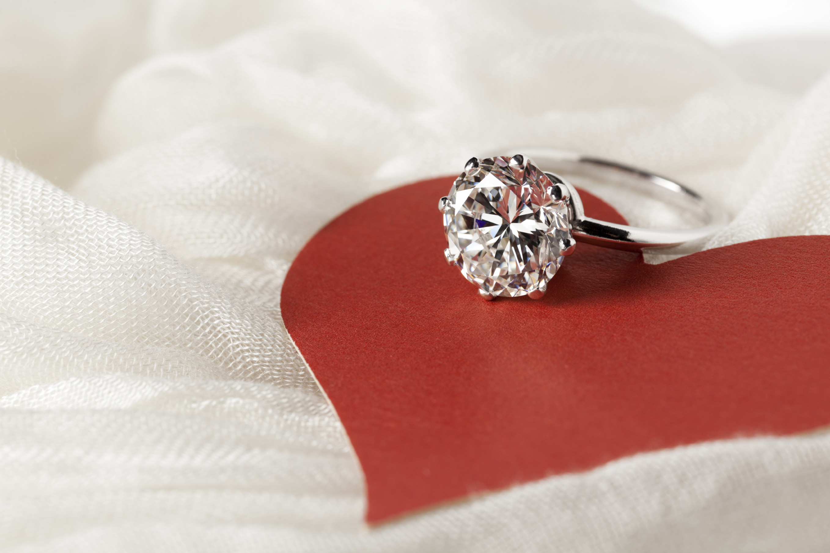 Cubic Zirconia Engagement Ring