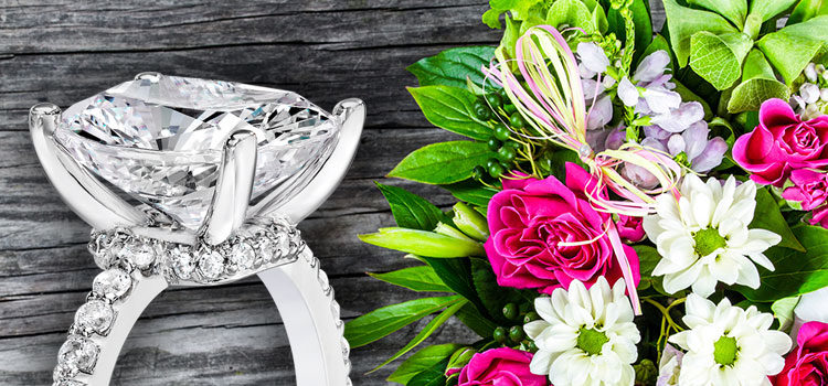 cz engagement ring