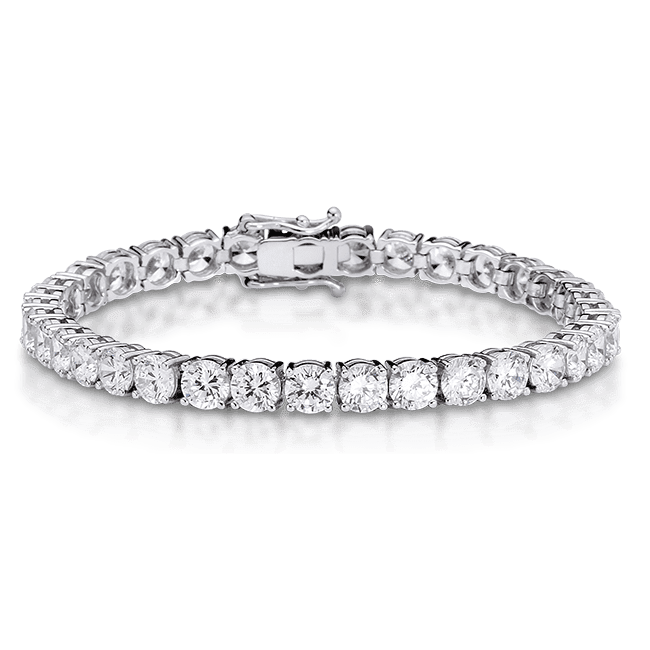 Round 17.0 Carat, 14K Bracelet