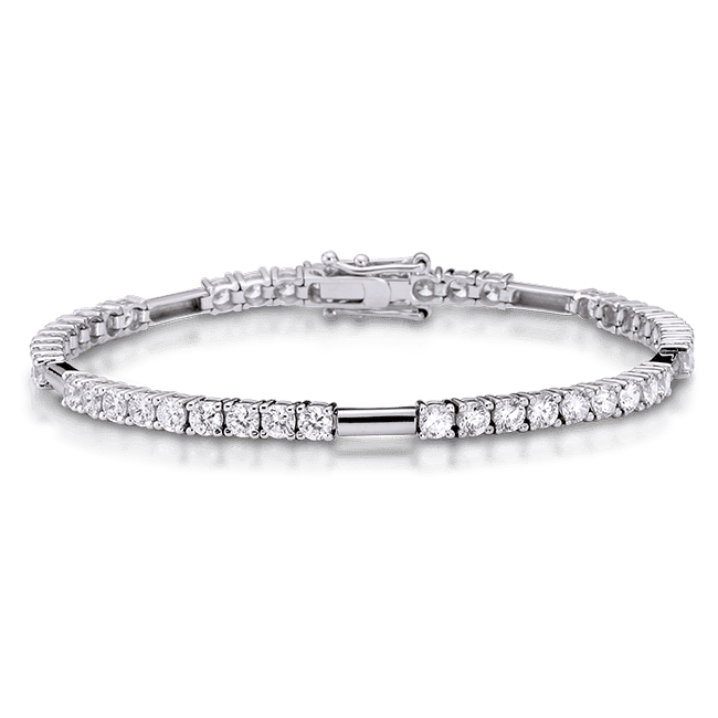 Round 4.5 Carat, 14K Bracelet