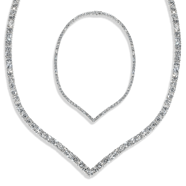 Round 23.0 Carat, 14K Necklace