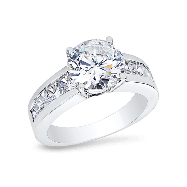 Round 3.0 Ct. 14K Ring