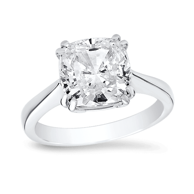 Cushion Cut 3.5 Ct. 14K Ring
