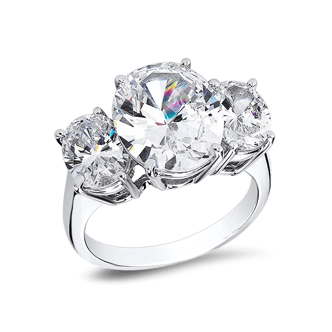 Oval 5.0 Ct. 14K Ring