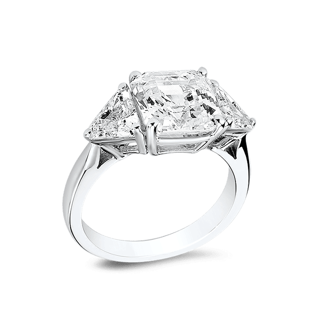 Asscher Cut 3.5 Ct. 14K Ring