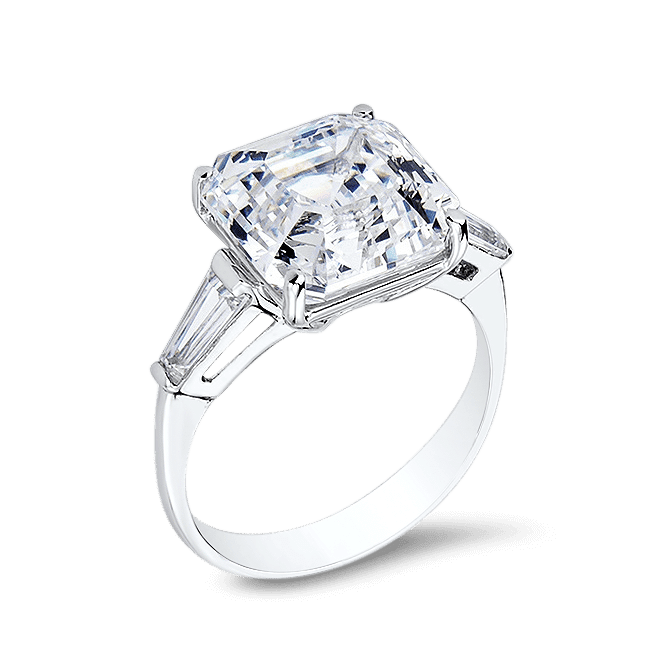 Asscher Cut 8.0 Ct. 14K Ring