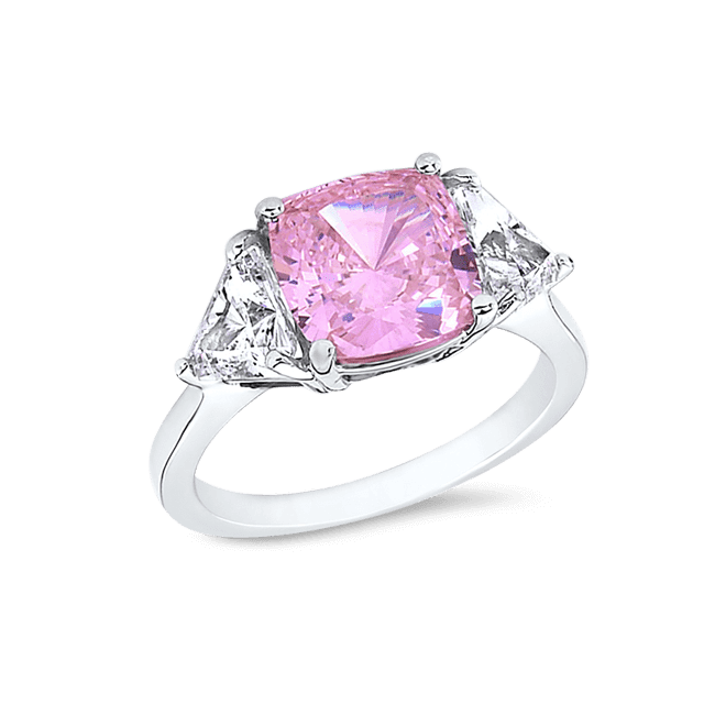 Cushion Cut 3.5 Ct. 14K Ring