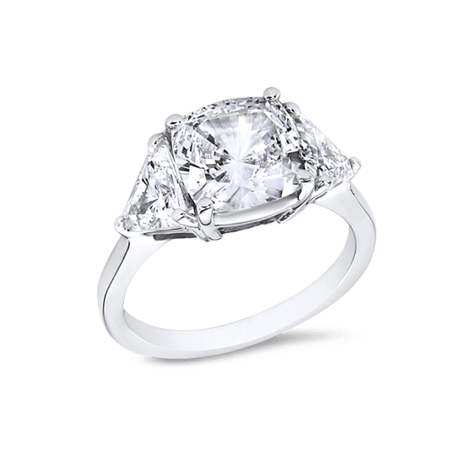 Cushion Cut 3.5 Ct. 14K Ring