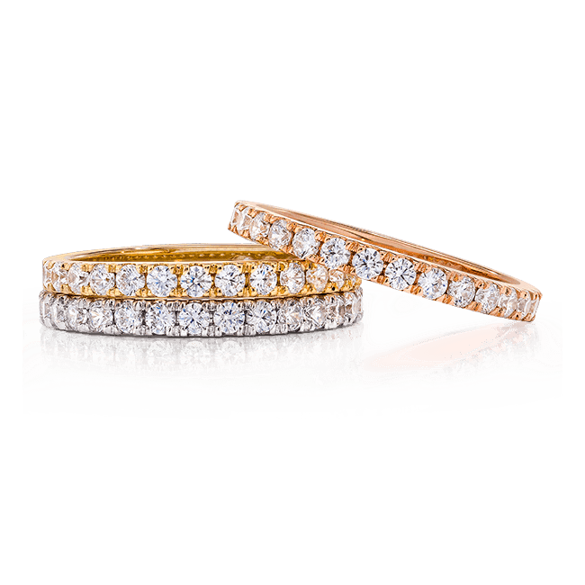 Round 1.80 Carat, 14K Wedding Band