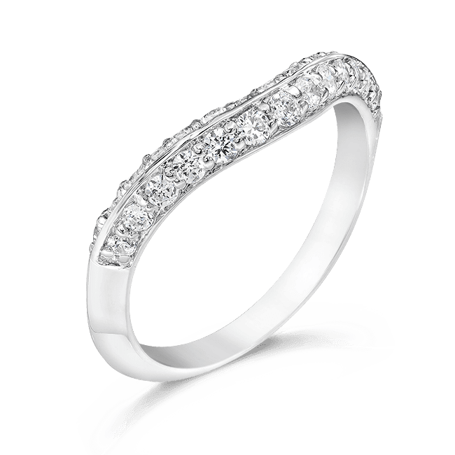 Round 0.70 Carat, 14K Wedding Band