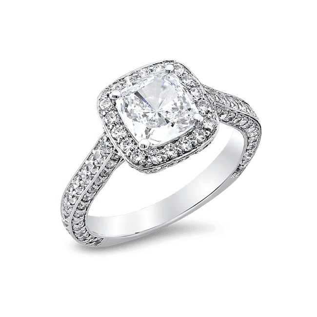 Cushion Cut 1.50 Ct. 14K Ring