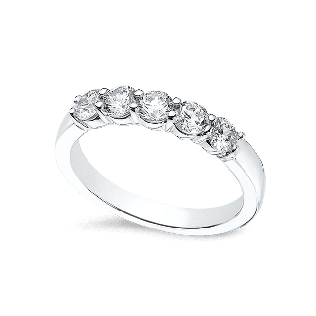 Round 0.75 Carat, 14K Wedding Band