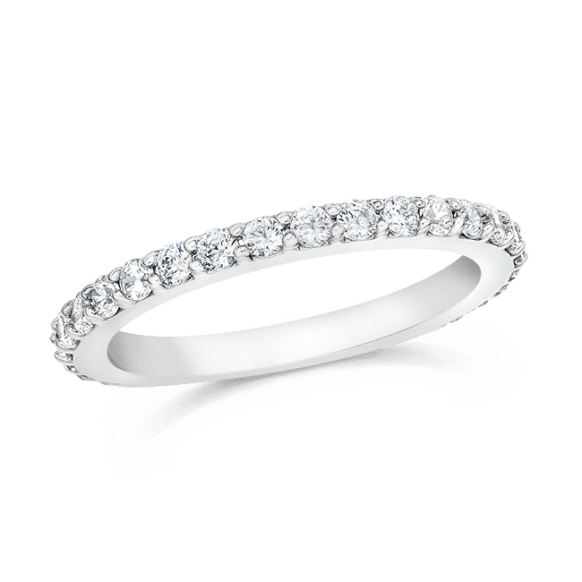 Round 0.70 Carat, 14K Wedding Band