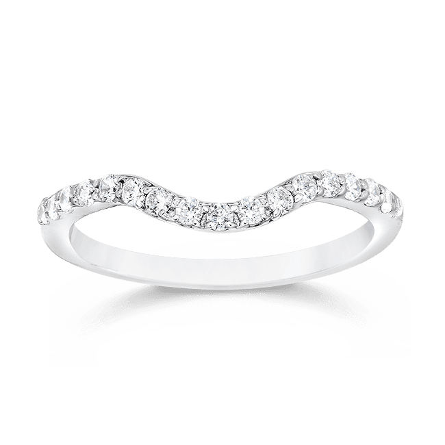 Round 0.35 Carat, 14K Wedding Band