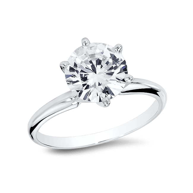 Round 2.0 Ct. 14K Ring