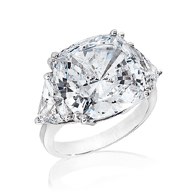 Cushion Cut 12.0 Ct. 14K Ring