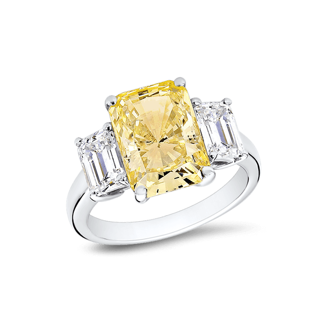 Emerald Cut 4.5 Ct. 14K Ring