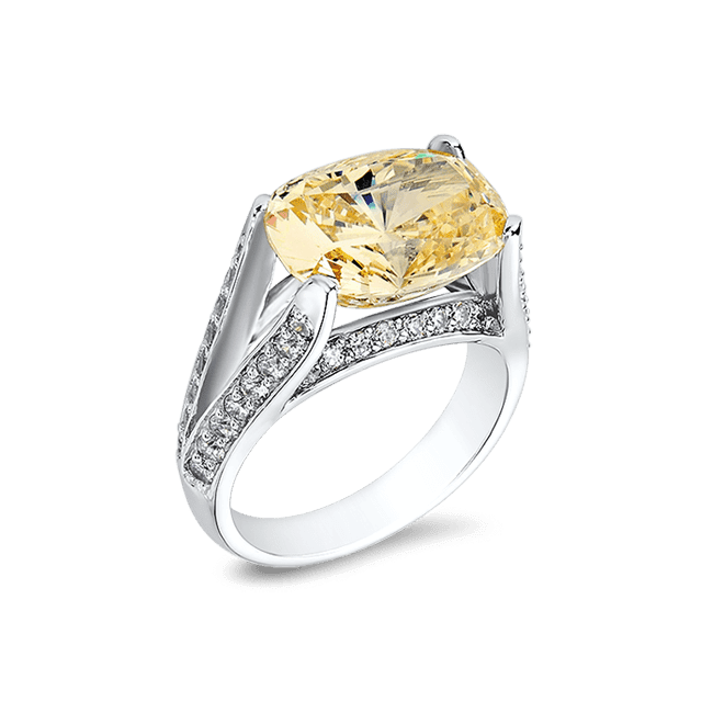 Oval Cushion 6.0 Ct. 14K Ring