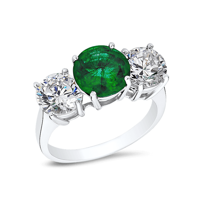 Round 2.0 Ct. 14K Ring