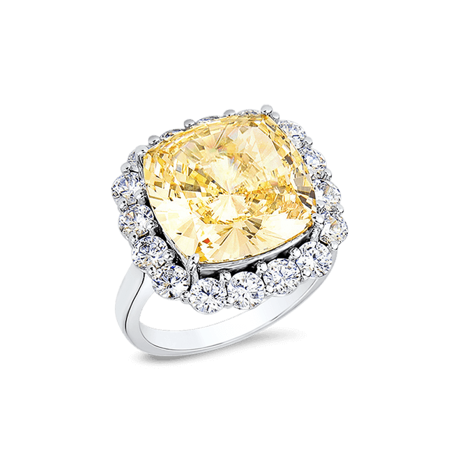 Cushion Cut 12.0 Ct. 14K Ring