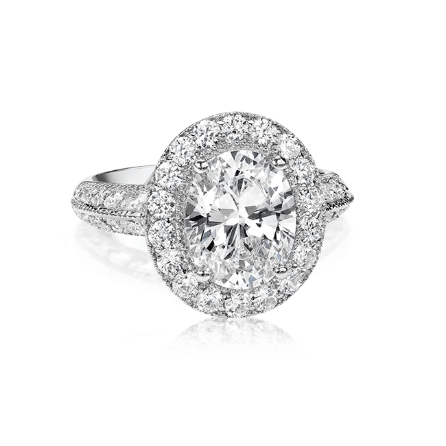 Oval 2.0 Ct. 14K Ring