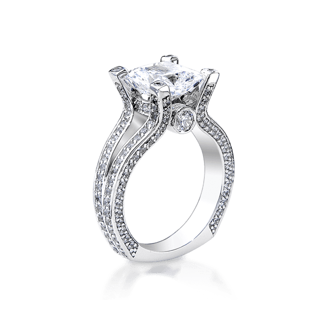 Princess Cut 3.0 Ct. 14K Ring