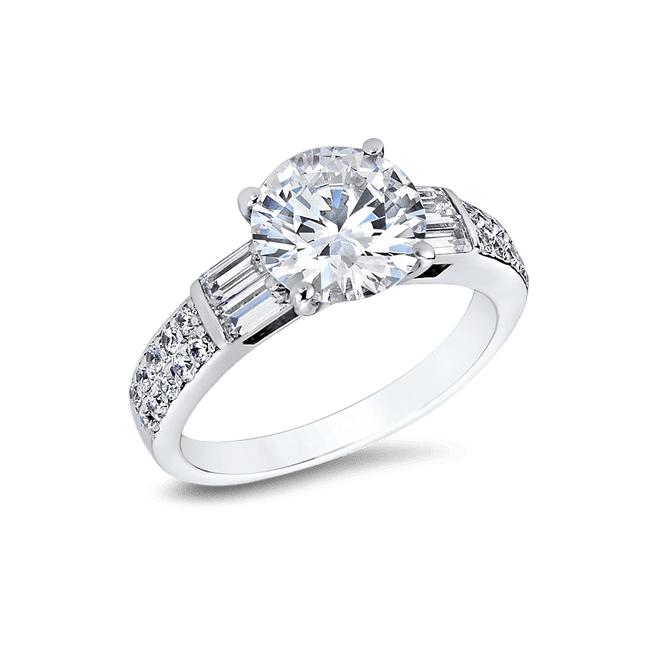 Round 2.5 Ct. 14K Ring