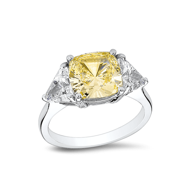Cushion Cut 3.5 Ct. 14K Ring