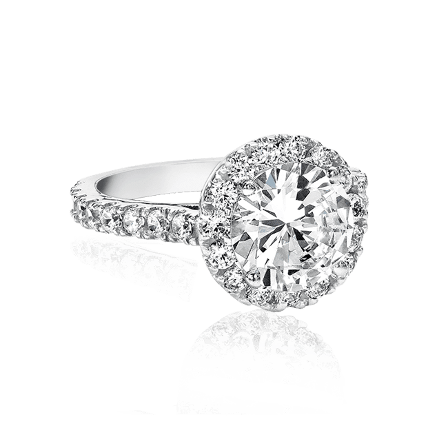 Round 2.5 Ct. 14K Ring