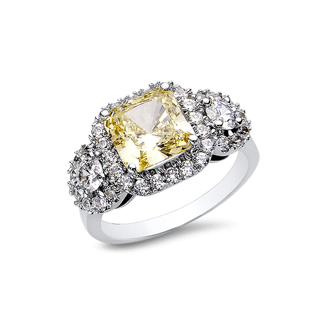 Princess Cut 2.5 Ct. 14K Ring