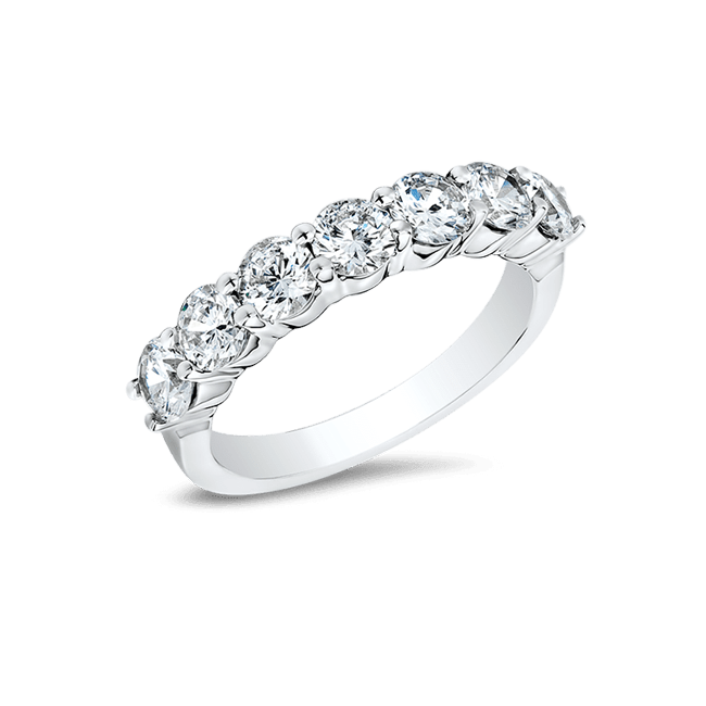 Round 1.75 Carat, 14K Wedding Band