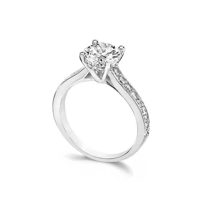 Round 1.5 Ct. 14K Ring