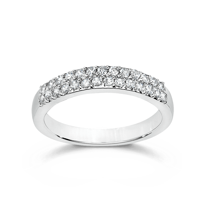 Round .54 Carat, 14K Wedding Band