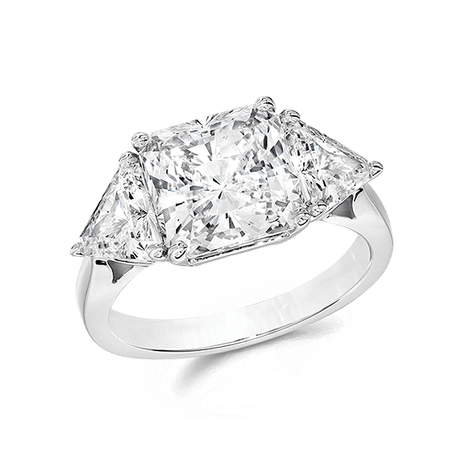 Princess Cut 3.5 Ct. 14K Ring
