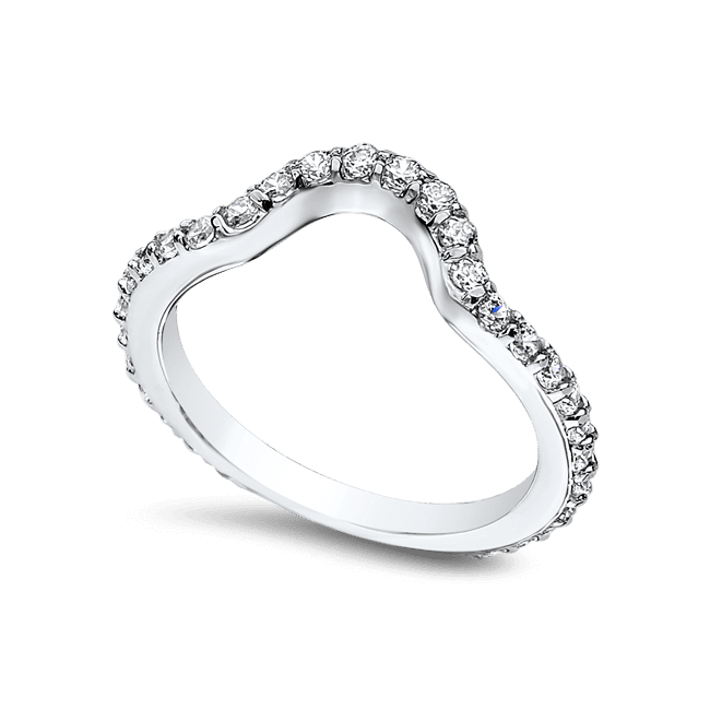 Round 0.75 Carat, 14K Wedding Band