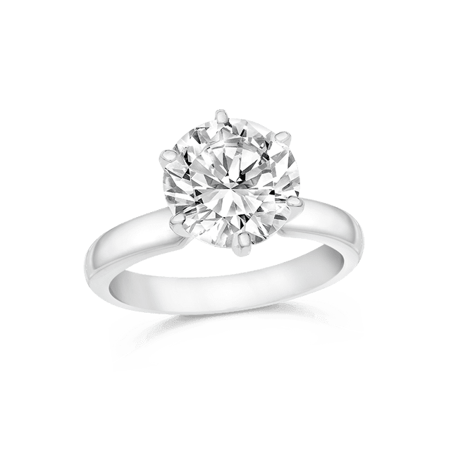 Round 3.5 Ct. 14K Ring