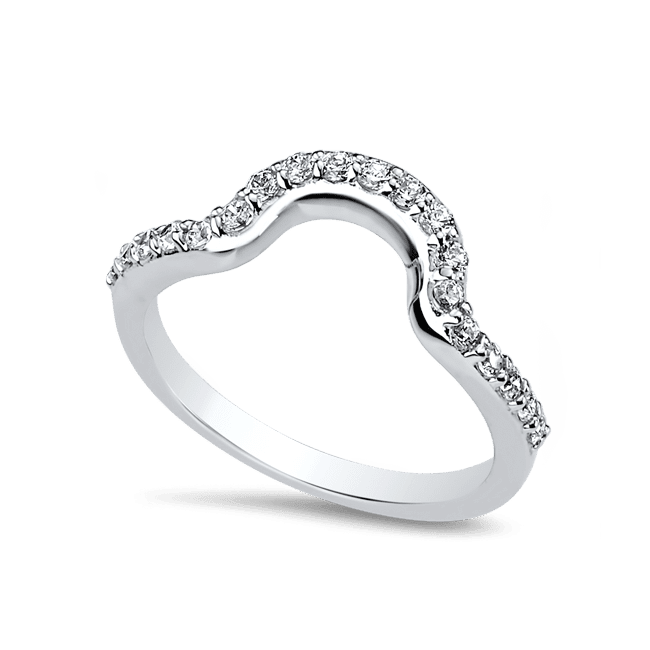 Round 0.40 Carat, 14K Wedding Band