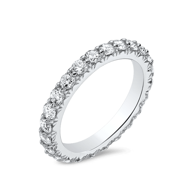 Round 1.25 Carat, 14K Wedding Band