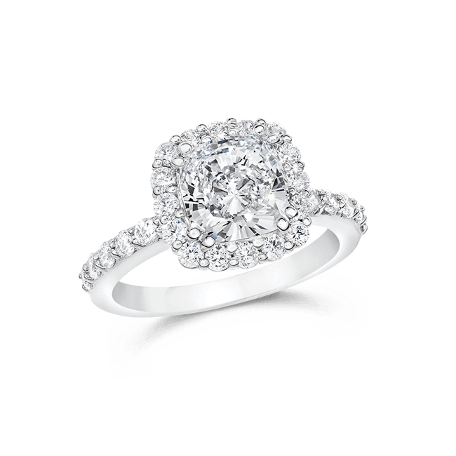 Cushion Cut 2.0 Ct. 14K Ring