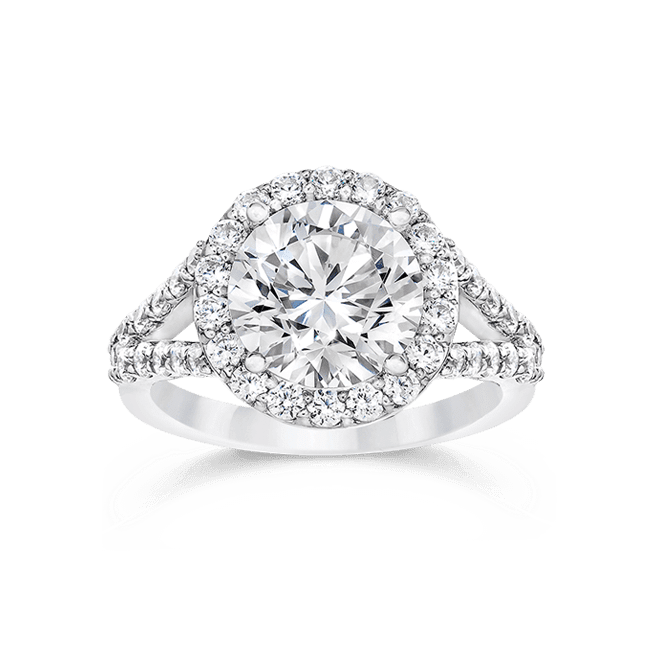 Round 3.0 Ct. 14K Ring