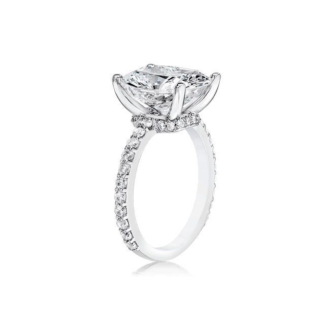 Oval Cushion 5.0 Ct. 14K Ring