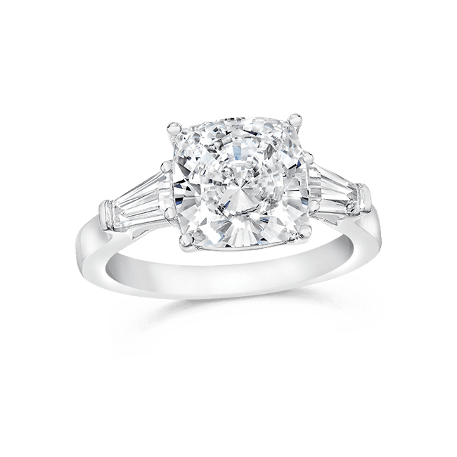 Cushion Cut 3.50 Ct. 14K Ring