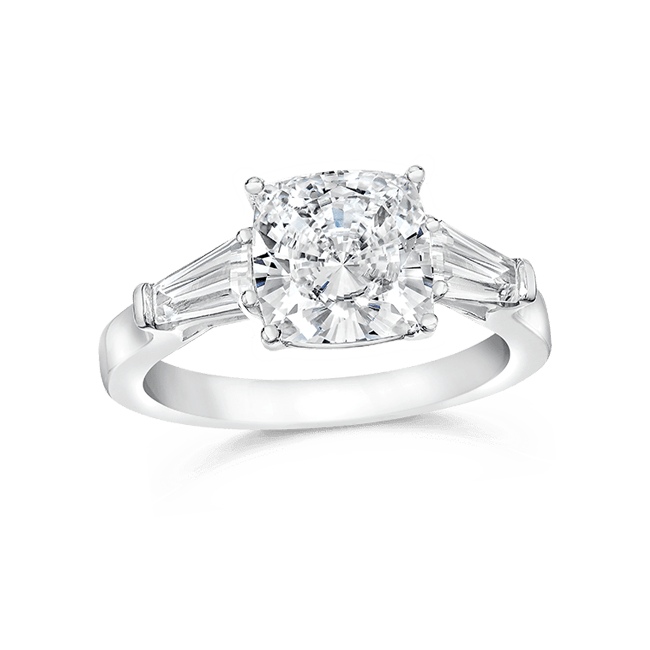 Cushion Cut 2.50 Ct. 14K Ring