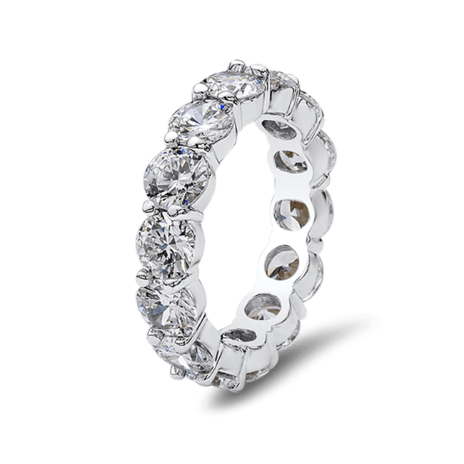 Round 7.0 Carat, 14K Wedding Band