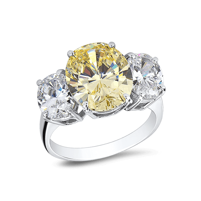 Oval 5.0 Ct. 14K Ring