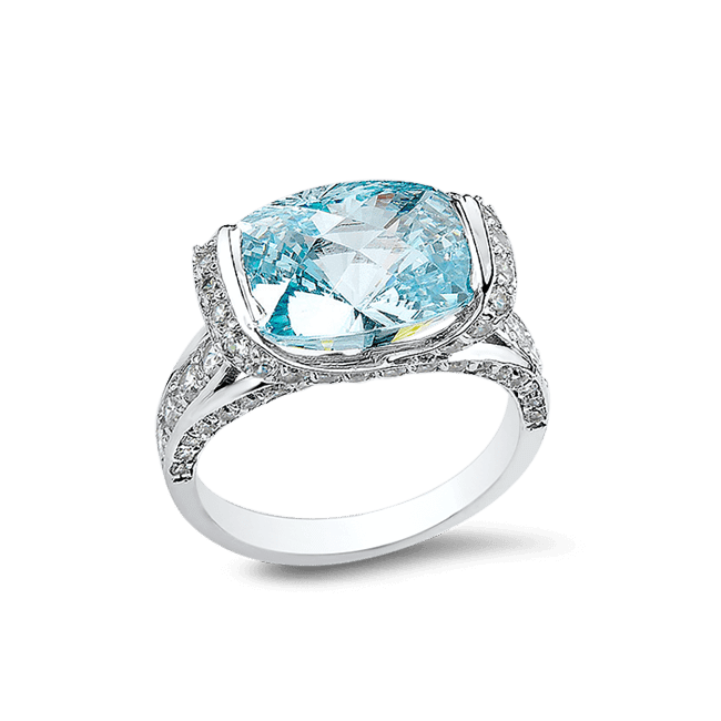 Oval Cushion 6.0 Ct. 14K Ring