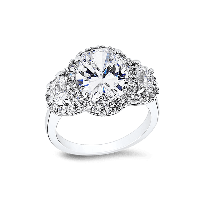 Oval 3.5 Ct. 14K Ring