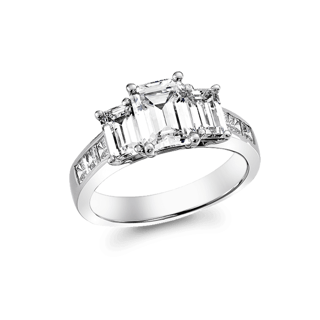Emerald Cut 1.25 Ct. 14K Ring